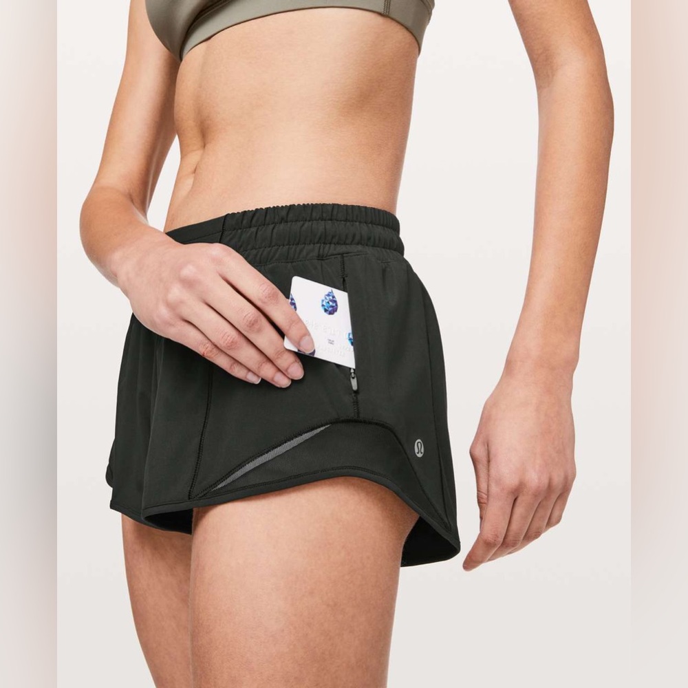 Lululemon Hotty Hot 2.5” Black Shorts